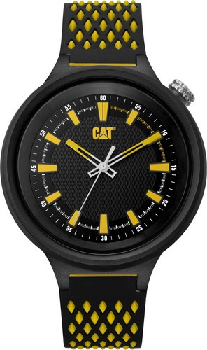 Reloj Cat Hombre Ll-111-21-117 Diamond /relojería Violeta Color de la correa Negro Color del bisel Negro Color del fondo Negro