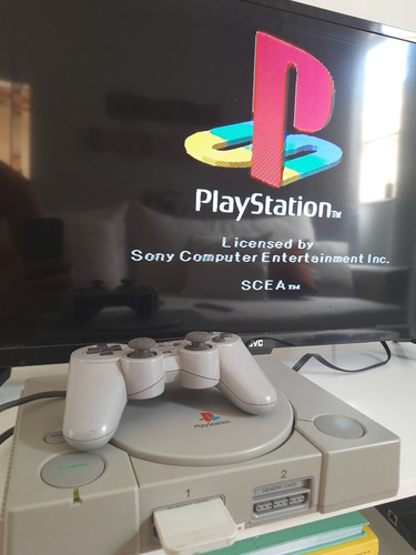 Playstation 1 (ps1) Original - Completo E Funcionando | Relíquia Branco