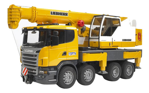 Bruder - Camión Scania R C/grúa Telescópica Liebherr 1:16