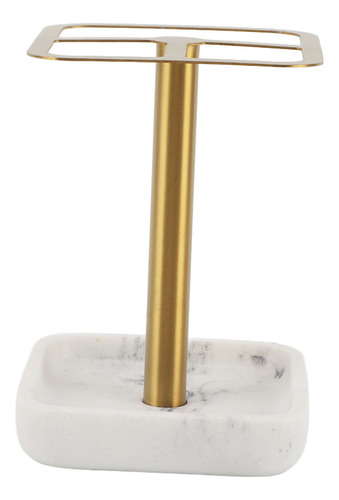 Soporte Dorado Para Cepillos De Dientes De Acero Inoxidable