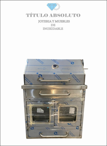 Asador/ataud Y Campana Conica De Inoxidable