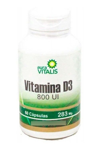 Vitamina D3 Cápsulas 800 Ui X 60 Auravitalis