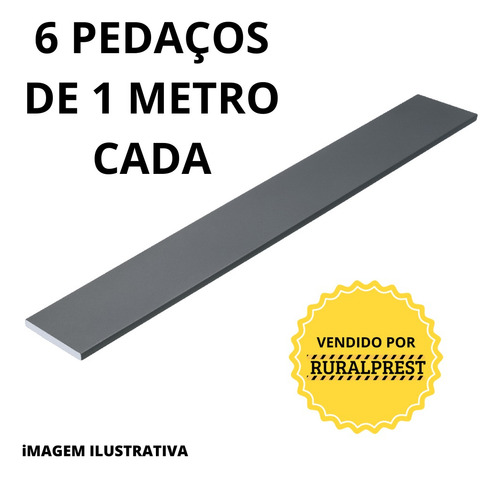 Barra Chata De Ferro 7/8 X 1/8 6 Pedaços De 1metro Gerdau