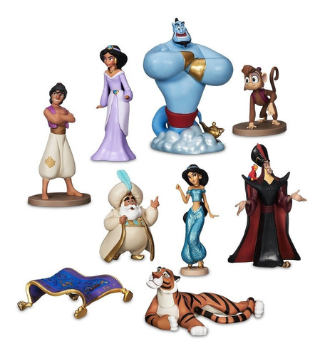 Aladino Play Set Deluxe X 9 Pzas Jasmine Genio Disney Store