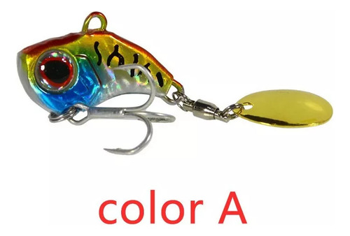 6pc 13g Metal Vib Señuelo De Pesca Cebo Spinner Hundimiento