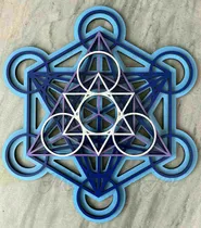 Comprar Cuadro Cubo De Metatrón: Geometría Sagrada En Madera