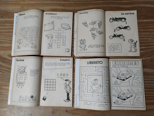 Lote 4 Revistas Diversión, Pasatiempos Para Jovenes. Iru (Usado)