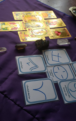 Lectura De Tarot A Distancia+cristal Lemuria+oráculo Gemas