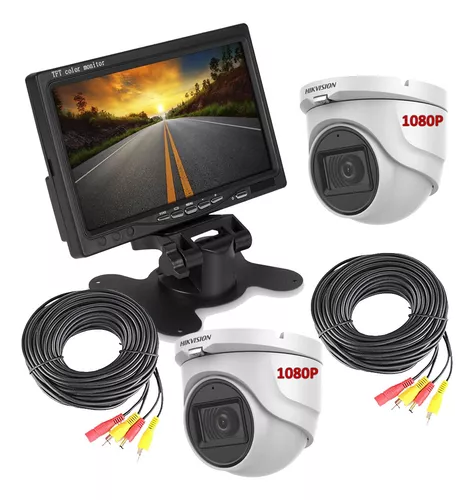 Set de cámara marcha atrás y monitor AHD de 9 + cámara 1080P