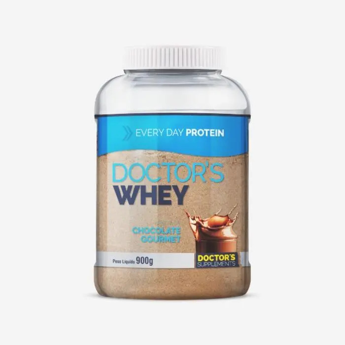 Doctors Whey 900g Whey Protein Concentrado Sabor Chocolate