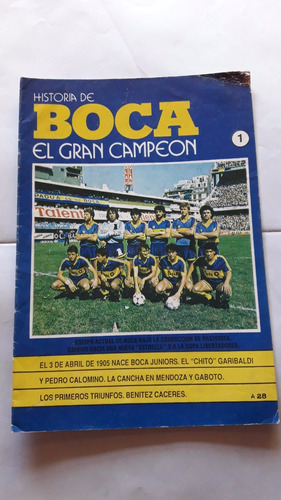 Fasciculo Historia De Boca El Gran Campeon 01