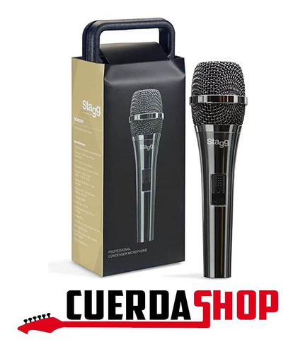 Micrófono Condenser Stagg Scm200 Voz E Instrumentos +estuche