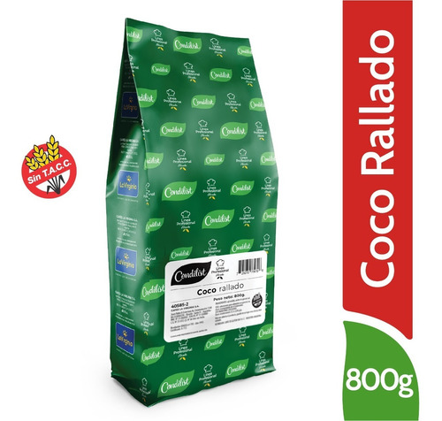 Condilist Coco Rallado Alicante Reposteria X 800 Gr