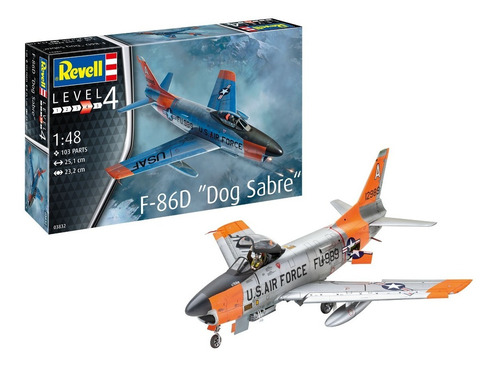 F-86d Dog Sabre By Revell # 3832 1/48