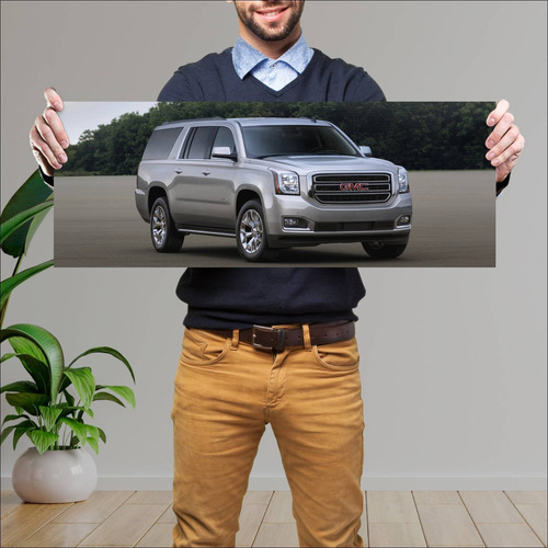 Cuadro 30x80cm Auto 2014 Gmc Yukon Xl 9823 14