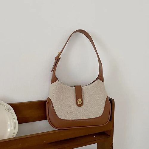 Elegante Y Sofisticado Bolso De Mano Casual Para Mujer Con P