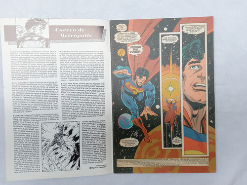 Historieta Comic Antiguo * Superman * No 9 Zinco Deca 90 (Usado)