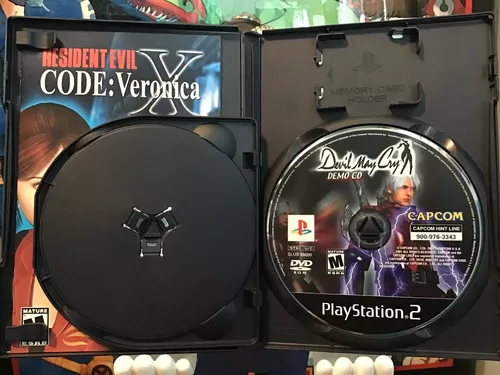 Resident Evil Code Verônica ps2 ( Biohazard ) + cd bônus Devil May Cry -  Escorrega o Preço