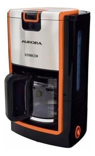 Cafetera empotrable Aurora Ujyana CM semi automática negra y acero inoxidable de filtro 220V