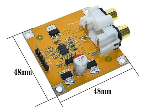 RAKSTORE PCM5102 DAC Decoder I2S Player montierte Platine 32Bit 384K Beyond ES9023 PCM1794 für Raspberry Pi