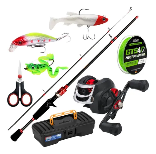 Carretilha De Pesca Anticabeleira Arrasto 10kg Vara Carbono.