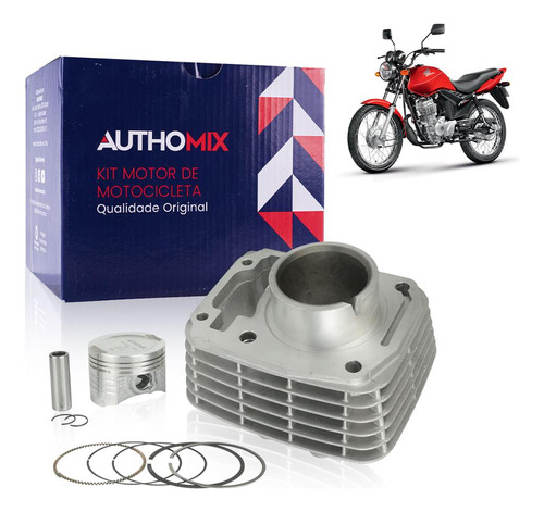 Kit Motor Cilindro Authomix Km01350 Cg 125 Nxr 125 2009-10