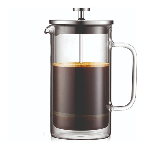 Cafetera Prensa Francesa Doble Pared Embolo Manual 350ml