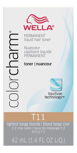 Tônico Capilar Wella Color Charm T11 Royal Blonde, 1,4 Fl Oz