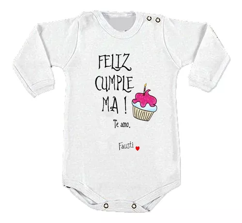 Body bebé personalizado Feliz Cumple