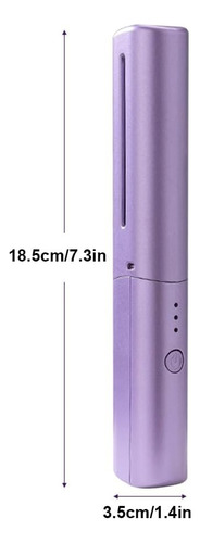 Mini Peine Alisador De Pelo Inalámbrico Portátil Recargable