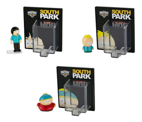 South Park Set 3 Figuras Carman, Butters, Randy Originales