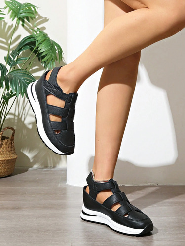 Sandalias De Tacón Mujer Sandalias Plataforma Dama Cómodos