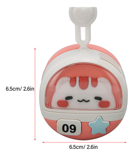 Miniventilador Recargable Con Cuello Colgante, Carga Usb De