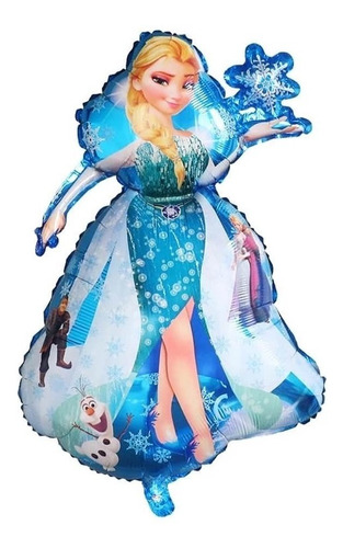 Globo Prinsesa Elsa Gigante  Aprox 90 Cm