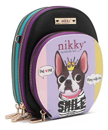 Crossbody Triple Cierre Best Buddies Nikky By Nicole Lee