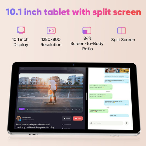 Tablet Aiprotablet 14 Android 10.1 Pulgadas, 6 Gb De Ram, 64