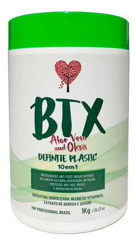 Redutor De Volume Capilar Btxxx Definite Plastic Babosa 1kg