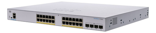 Switch Cisco Cbs350-24p-4g Adm L2 24 Giga Poe + 4 Sfp