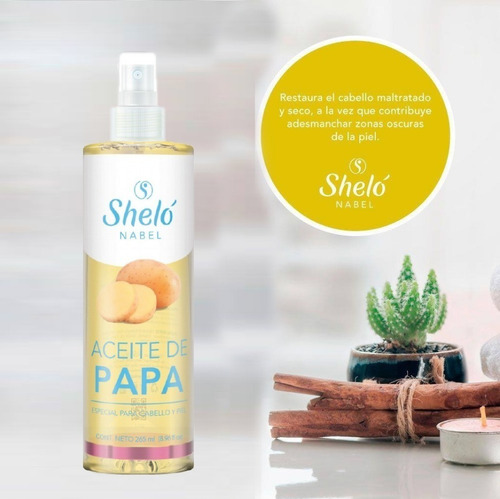 Imagen 2 de 3 de Pack 2 Aceite De Papa Especial Para Uso En Cabello Y Piel