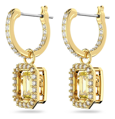 Swaro Pendientes Aretes Millenia Octogonal Yellow Bain Gold