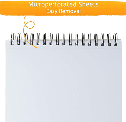 Cuaderno De Bocetos De Espiral Con Textura Suave Para Dibuja