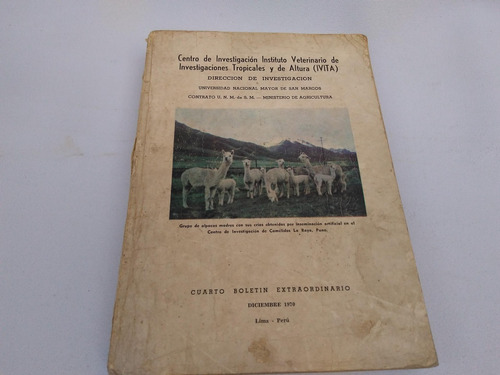 Mercurio Peruano: Libro Crianza  De Alpacas Vita  L172