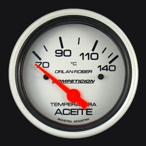 Reloj Temperatura De Aceite Orlan Rober Competicion 12v 60mm