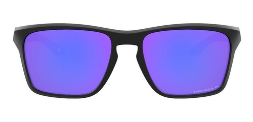 Imagem 2 de 3 de Óculos de sol polarizados Oakley Sylas Standard armação de o matter cor matte black, lente violet de plutonite prizm, haste matte black de o matter - OO9448