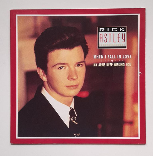 Rick Astley When I Fall / My A 12  Vinilo Alema 87 Mx