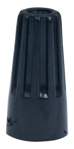 250 X Conector De Torção Alta Temperatura 150º Preto - 2,6mm