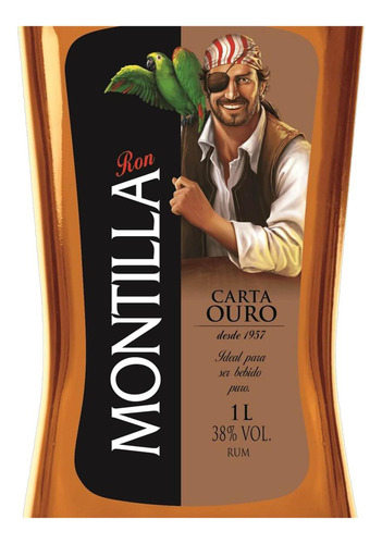 Rum Montilla Carta Ouro 1l