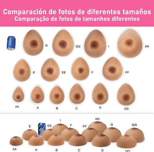 K Senos Protésicos De Silicona Para Mastectomía Copa A