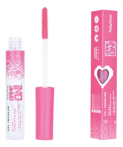 Gel Incolor Para Cílios E Sobrancelhas Game On - Ruby Rose