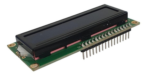 Display Tela Lcd 16x2 1602 Backlight Azul Com Pino Soldado